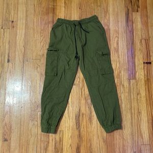Cargo Pants, SHEIN, mens small, dark green